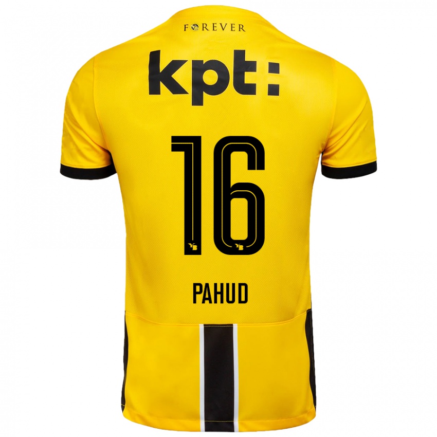 Niño Camiseta Ciril Pahud #16 Amarillo Negro 1ª Equipación 2024/25 La Camisa México