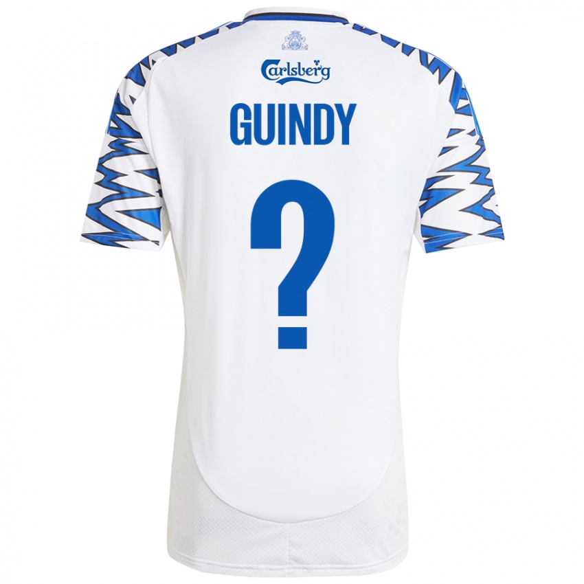 Niño Camiseta Eliot Guindy #0 Blanco Azul Cielo 1ª Equipación 2024/25 La Camisa México