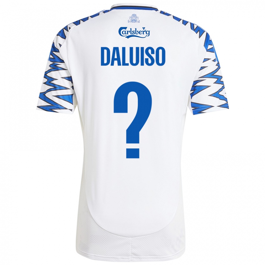 Niño Camiseta Christoffer Daluiso #0 Blanco Azul Cielo 1ª Equipación 2024/25 La Camisa México