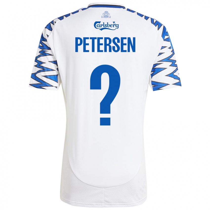 Niño Camiseta Frederik Petersen #0 Blanco Azul Cielo 1ª Equipación 2024/25 La Camisa México