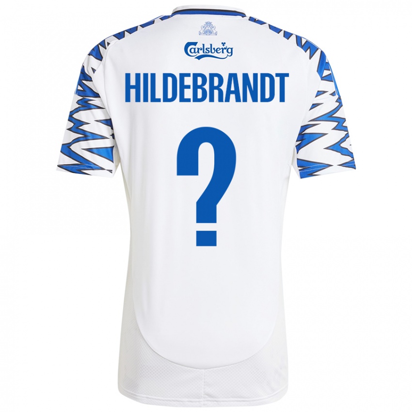 Niño Camiseta Sylvester Hildebrandt #0 Blanco Azul Cielo 1ª Equipación 2024/25 La Camisa México