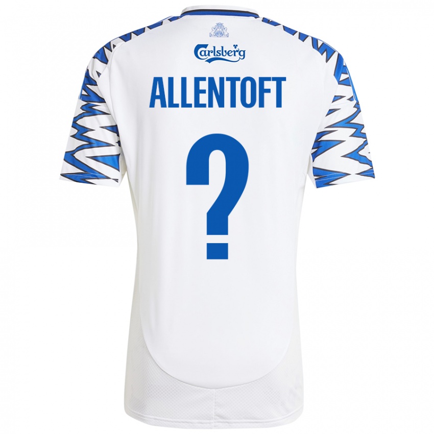 Niño Camiseta Philip Allentoft #0 Blanco Azul Cielo 1ª Equipación 2024/25 La Camisa México