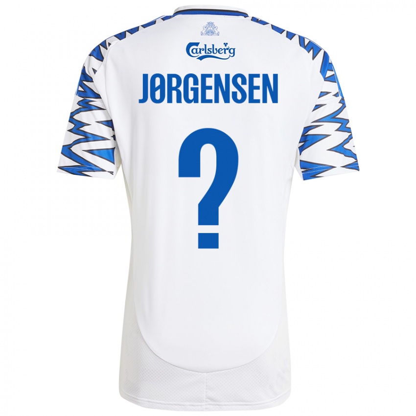 Niño Camiseta Mads Jørgensen #0 Blanco Azul Cielo 1ª Equipación 2024/25 La Camisa México