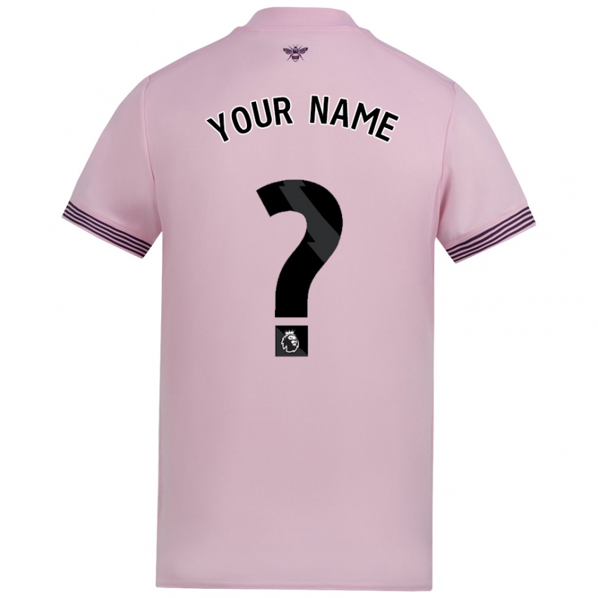 Niño Camiseta Su Nombre #0 Rosa 2ª Equipación 2024/25 La Camisa México