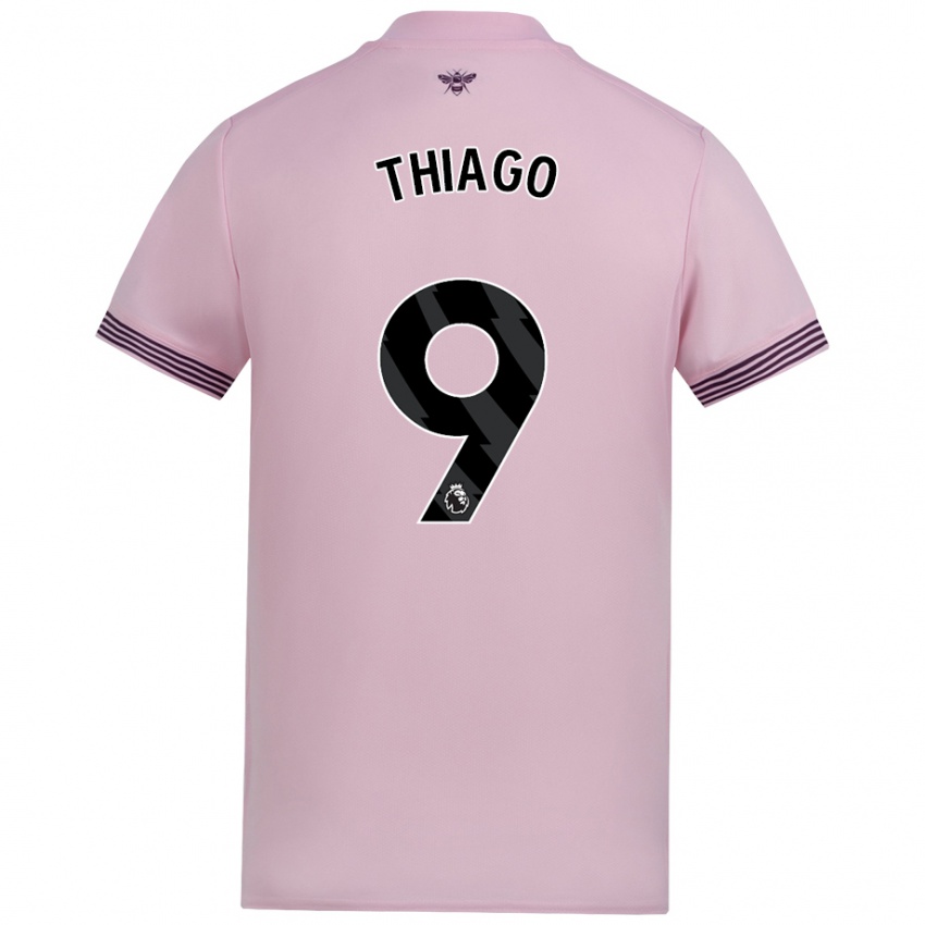 Niño Camiseta Igor Thiago #9 Rosa 2ª Equipación 2024/25 La Camisa México