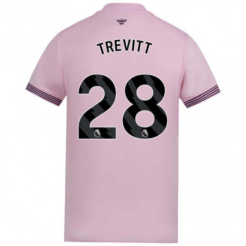 Niño Camiseta Ryan Trevitt #28 Rosa 2ª Equipación 2024/25 La Camisa México