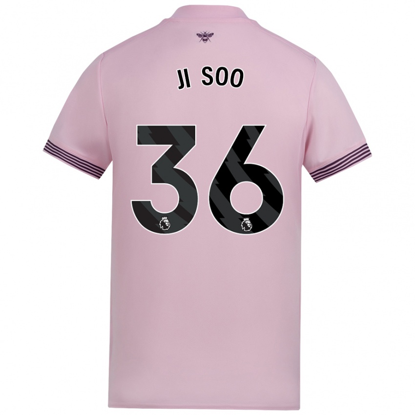 Niño Camiseta Ji-Soo Kim #36 Rosa 2ª Equipación 2024/25 La Camisa México