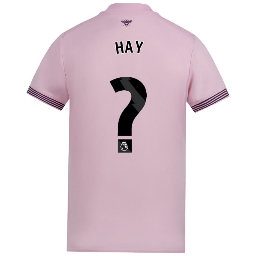 Niño Camiseta Ashley Hay #0 Rosa 2ª Equipación 2024/25 La Camisa México