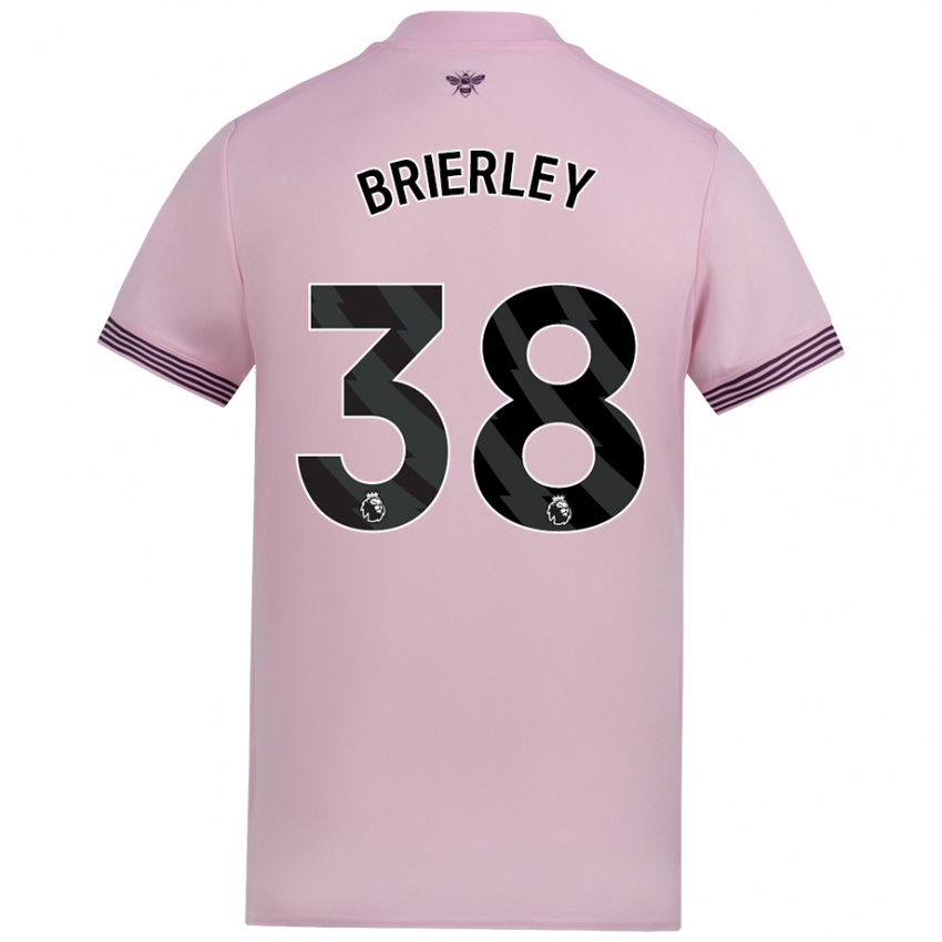 Niño Camiseta Ethan Brierley #38 Rosa 2ª Equipación 2024/25 La Camisa México