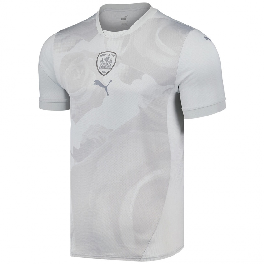 Niño Camiseta Adam Hayton #27 Gris Plata 2ª Equipación 2024/25 La Camisa México