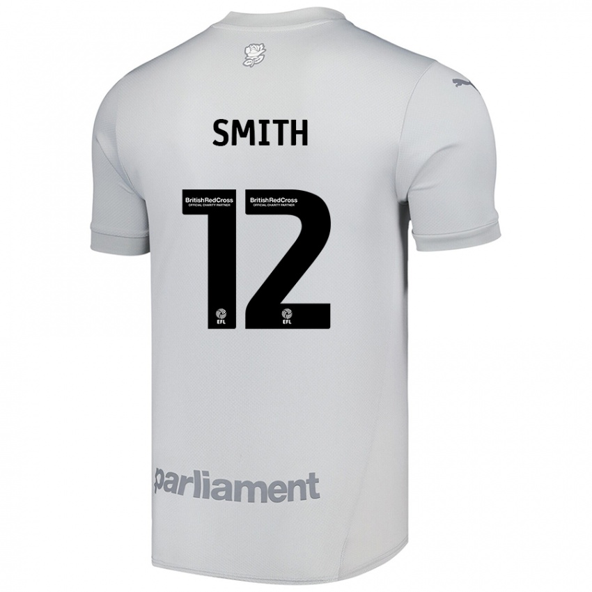 Niño Camiseta Jackson Smith #12 Gris Plata 2ª Equipación 2024/25 La Camisa México