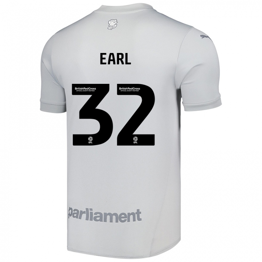 Niño Camiseta Josh Earl #32 Gris Plata 2ª Equipación 2024/25 La Camisa México