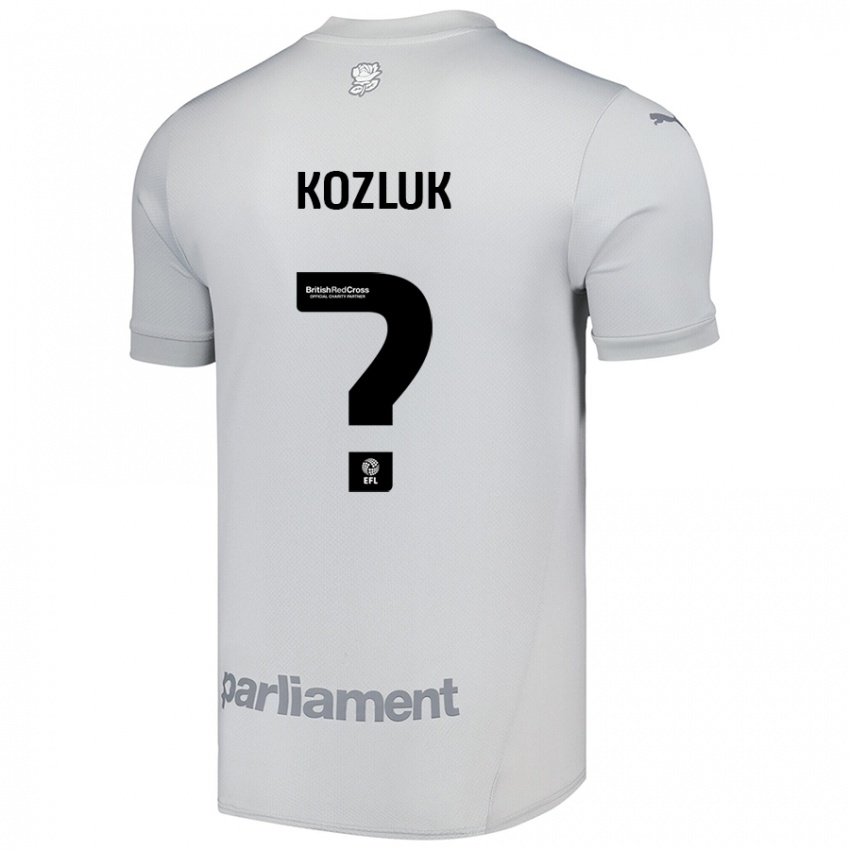 Niño Camiseta Ziggy Kozluk #0 Gris Plata 2ª Equipación 2024/25 La Camisa México