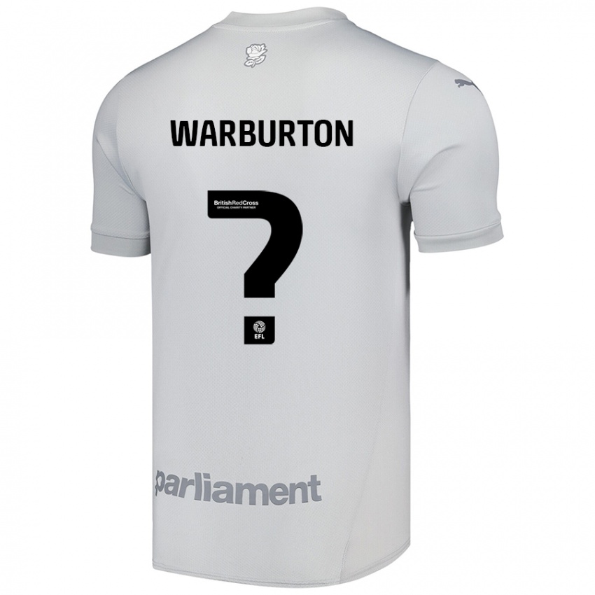 Niño Camiseta Owen Warburton #0 Gris Plata 2ª Equipación 2024/25 La Camisa México