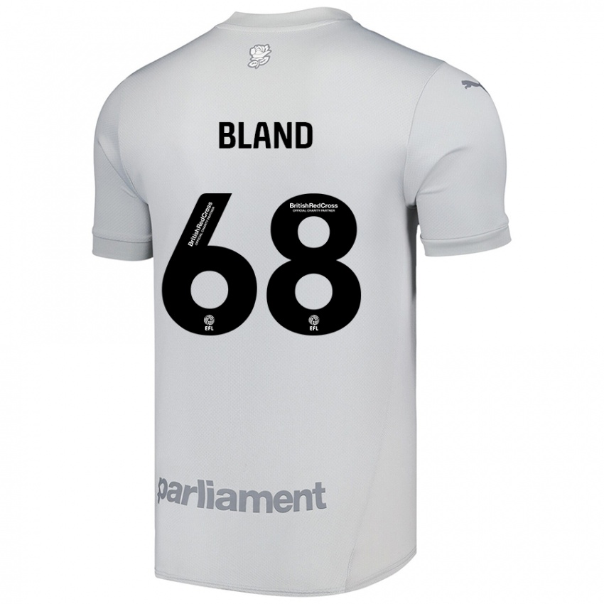 Niño Camiseta Jonathan Bland #68 Gris Plata 2ª Equipación 2024/25 La Camisa México