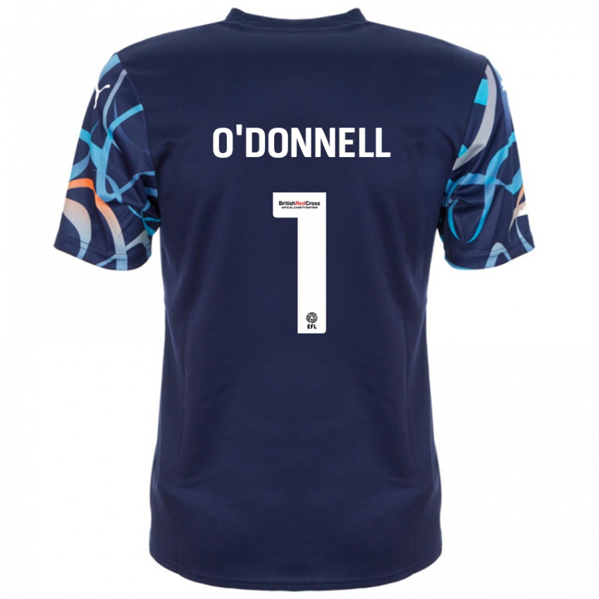 Niño Camiseta Richard O'donnell #1 Azul Marino 2ª Equipación 2024/25 La Camisa México