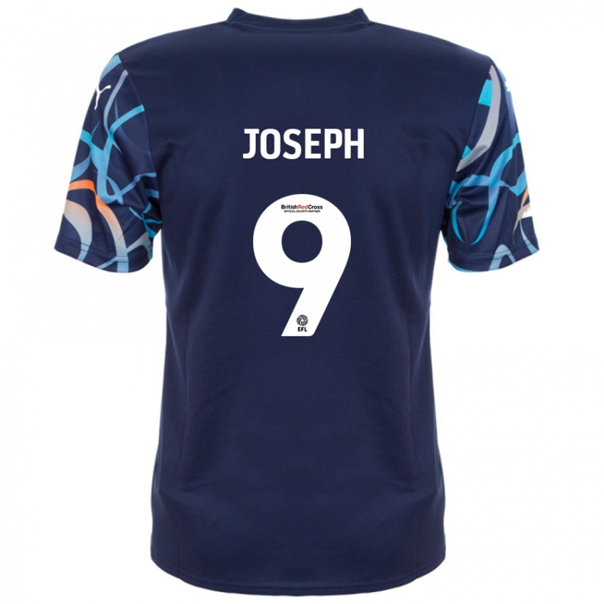 Niño Camiseta Kyle Joseph #9 Azul Marino 2ª Equipación 2024/25 La Camisa México