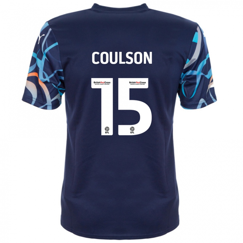 Niño Camiseta Hayden Coulson #15 Azul Marino 2ª Equipación 2024/25 La Camisa México