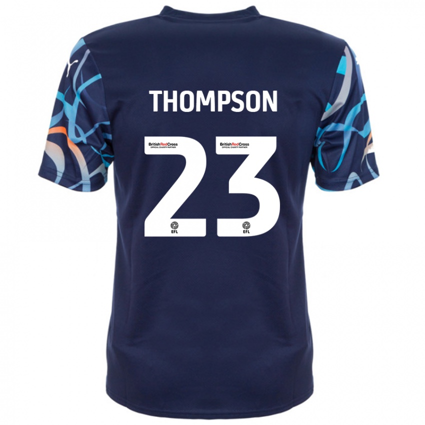 Niño Camiseta Dominic Thompson #23 Azul Marino 2ª Equipación 2024/25 La Camisa México