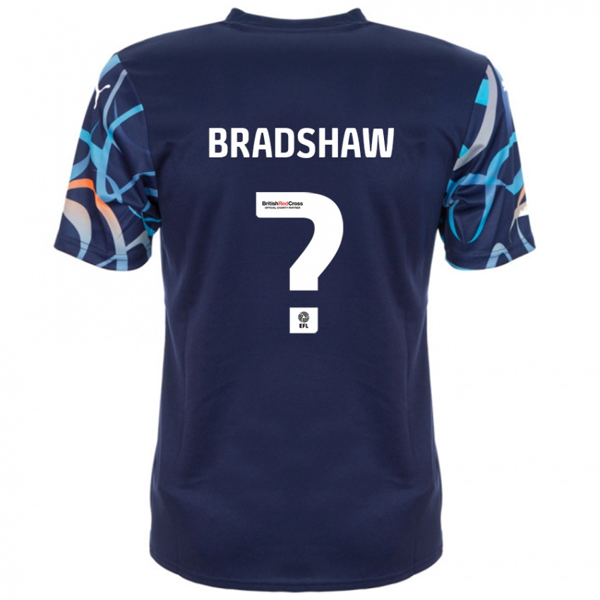 Niño Camiseta Ashleigh Bradshaw #0 Azul Marino 2ª Equipación 2024/25 La Camisa México