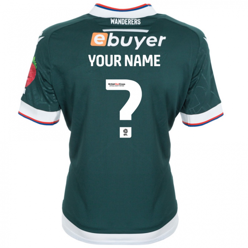 Niño Camiseta Su Nombre #0 Verde Oscuro 2ª Equipación 2024/25 La Camisa México