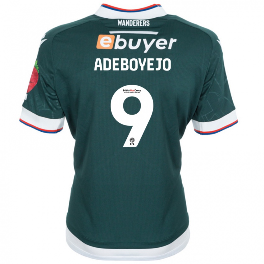 Niño Camiseta Victor Adeboyejo #9 Verde Oscuro 2ª Equipación 2024/25 La Camisa México