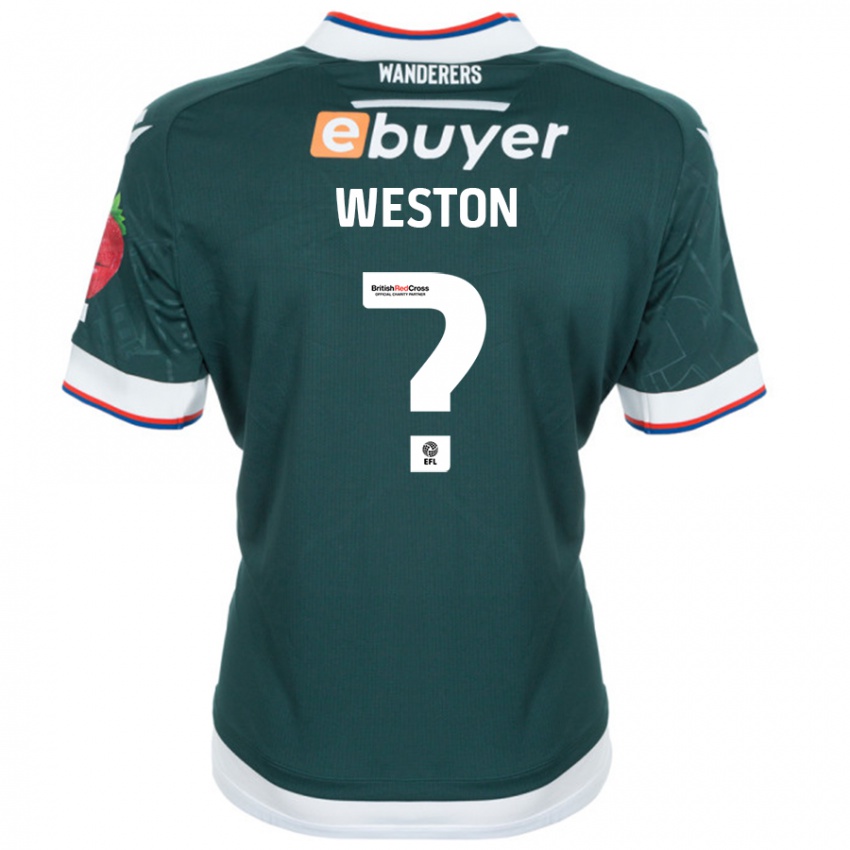 Niño Camiseta Ajay Weston #0 Verde Oscuro 2ª Equipación 2024/25 La Camisa México