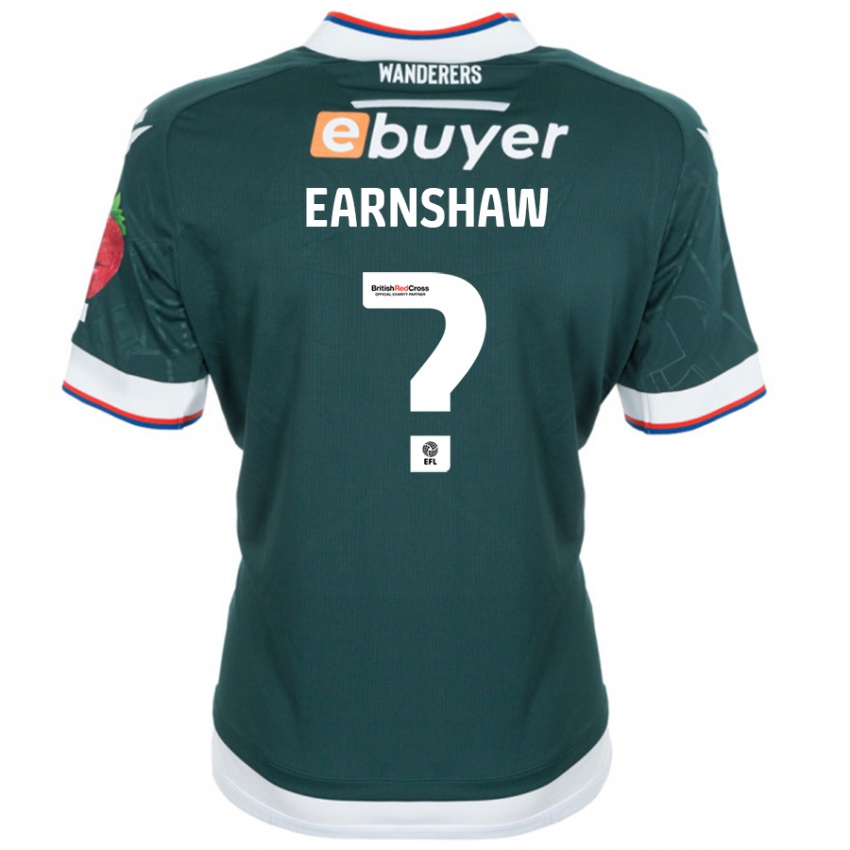 Niño Camiseta Lucy Earnshaw #0 Verde Oscuro 2ª Equipación 2024/25 La Camisa México