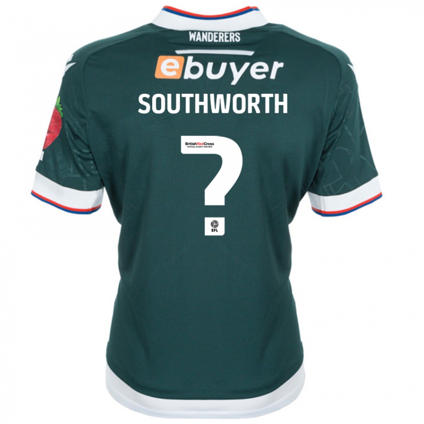 Niño Camiseta Ellie Southworth #0 Verde Oscuro 2ª Equipación 2024/25 La Camisa México