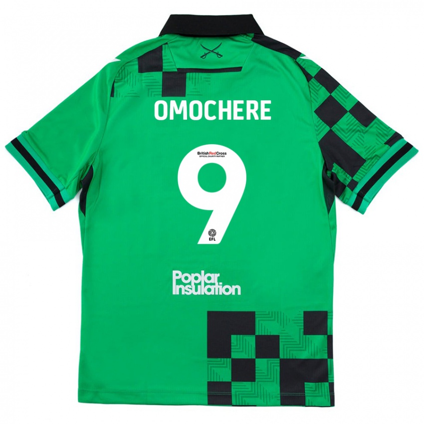 Niño Camiseta Promise Omochere #9 Verde Negro 2ª Equipación 2024/25 La Camisa México