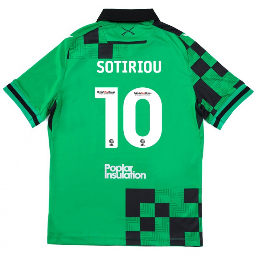 Niño Camiseta Ruel Sotiriou #10 Verde Negro 2ª Equipación 2024/25 La Camisa México