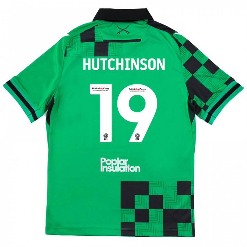 Niño Camiseta Isaac Hutchinson #19 Verde Negro 2ª Equipación 2024/25 La Camisa México