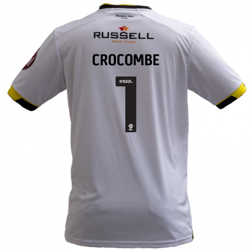 Niño Camiseta Max Crocombe #1 Blanco 2ª Equipación 2024/25 La Camisa México