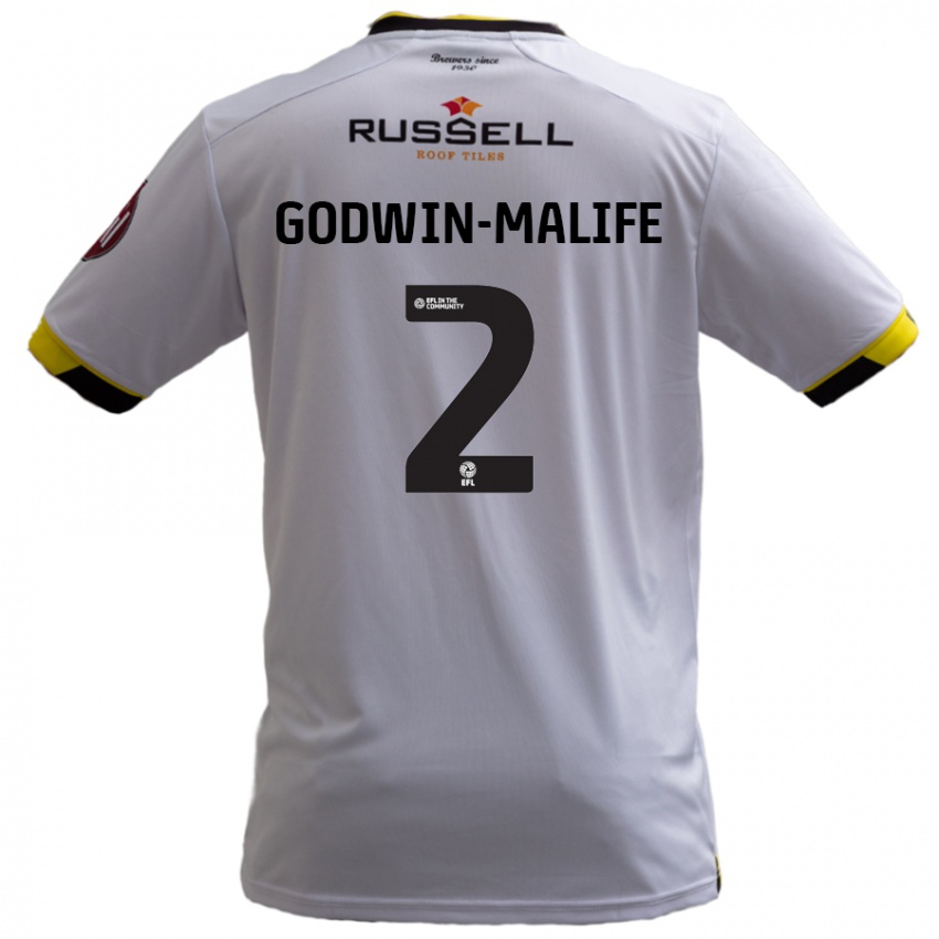 Niño Camiseta Udoka Godwin-Malife #2 Blanco 2ª Equipación 2024/25 La Camisa México