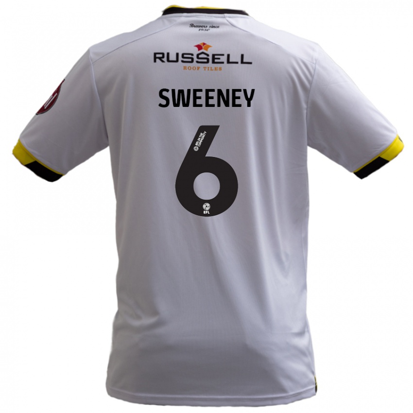 Niño Camiseta Ryan Sweeney #6 Blanco 2ª Equipación 2024/25 La Camisa México