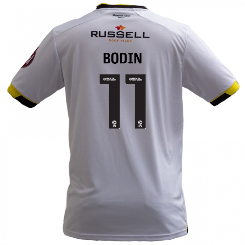 Niño Camiseta Billy Bodin #11 Blanco 2ª Equipación 2024/25 La Camisa México