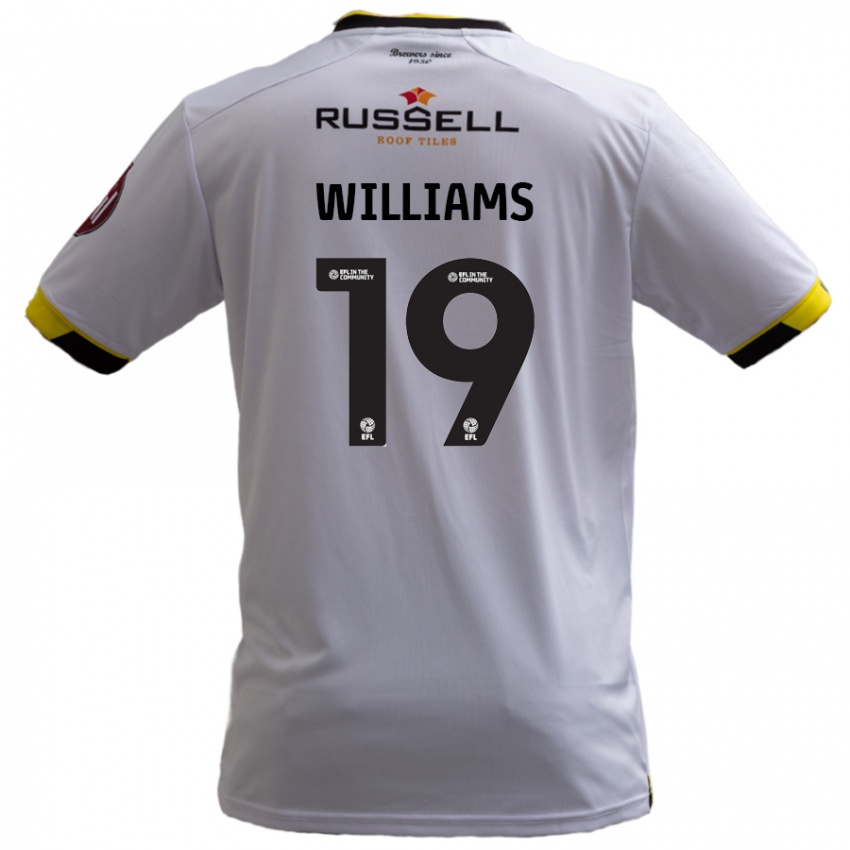 Niño Camiseta Dylan Williams #19 Blanco 2ª Equipación 2024/25 La Camisa México