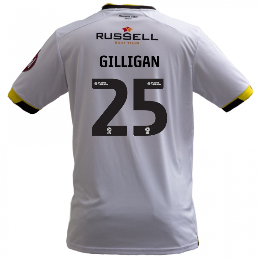 Niño Camiseta Ciaran Gilligan #25 Blanco 2ª Equipación 2024/25 La Camisa México