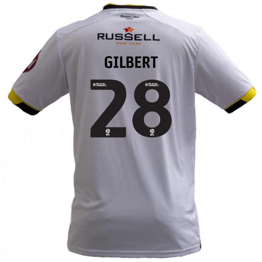 Niño Camiseta Cameron Gilbert #28 Blanco 2ª Equipación 2024/25 La Camisa México