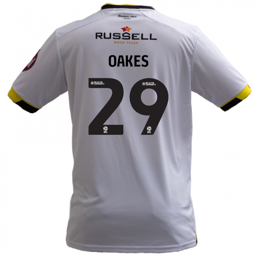 Niño Camiseta Toby Oakes #29 Blanco 2ª Equipación 2024/25 La Camisa México