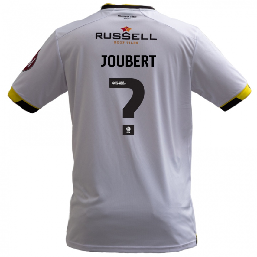 Niño Camiseta Lucas Joubert #0 Blanco 2ª Equipación 2024/25 La Camisa México