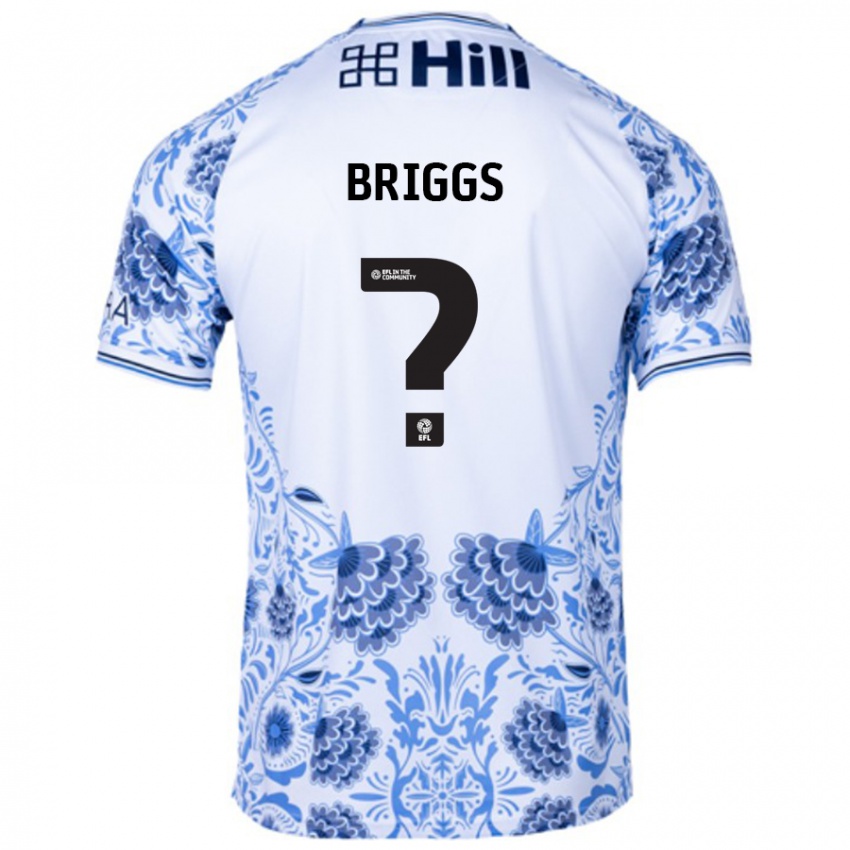 Niño Camiseta Jj Briggs #0 Blanco Azul 2ª Equipación 2024/25 La Camisa México