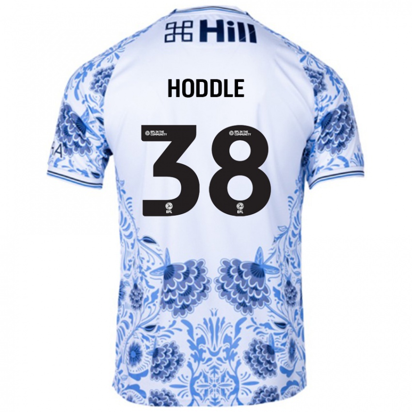 Niño Camiseta George Hoddle #38 Blanco Azul 2ª Equipación 2024/25 La Camisa México