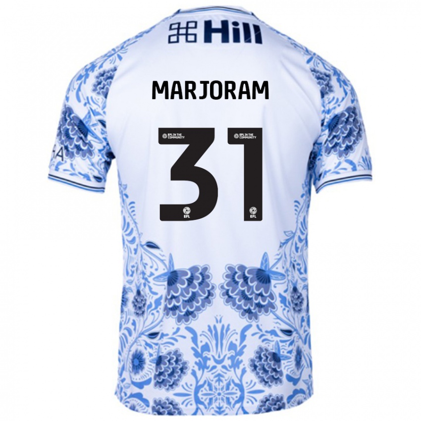 Niño Camiseta Sophie Marjoram #31 Blanco Azul 2ª Equipación 2024/25 La Camisa México