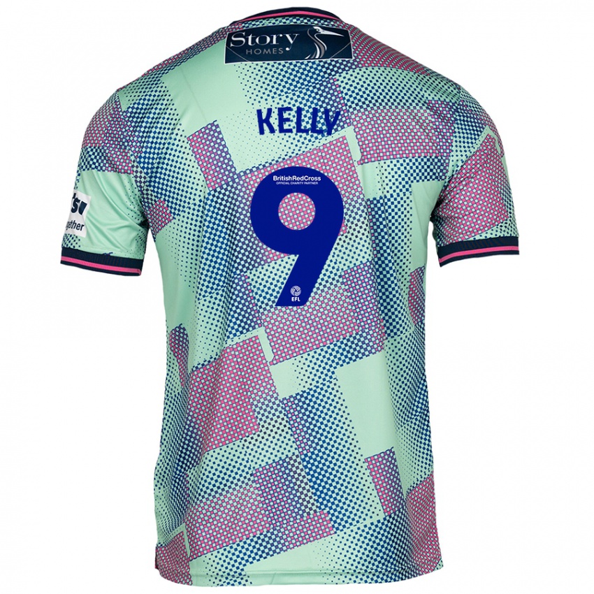 Niño Camiseta Georgie Kelly #9 Verde 2ª Equipación 2024/25 La Camisa México