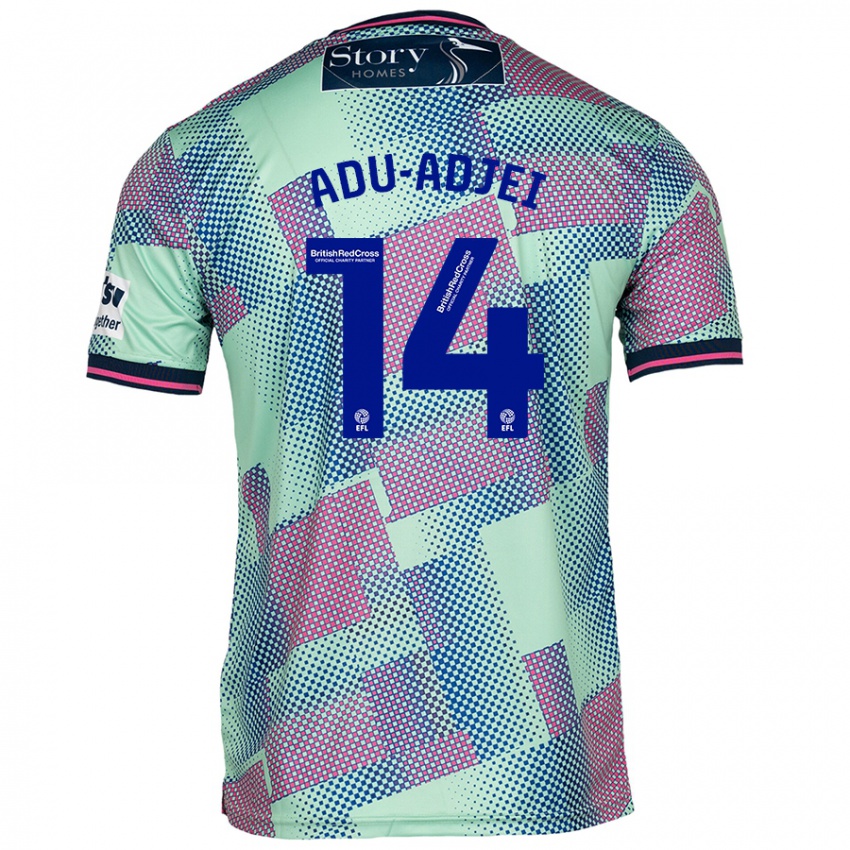 Niño Camiseta Daniel Adu-Adjei #14 Verde 2ª Equipación 2024/25 La Camisa México