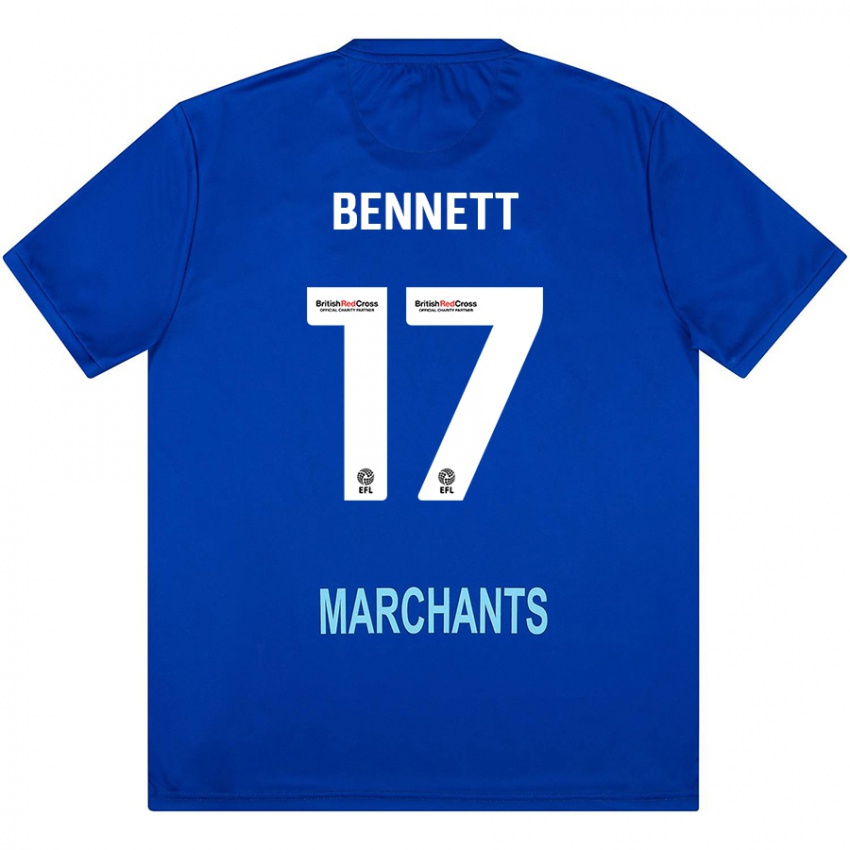 Niño Camiseta Scot Bennett #17 Verde 2ª Equipación 2024/25 La Camisa México