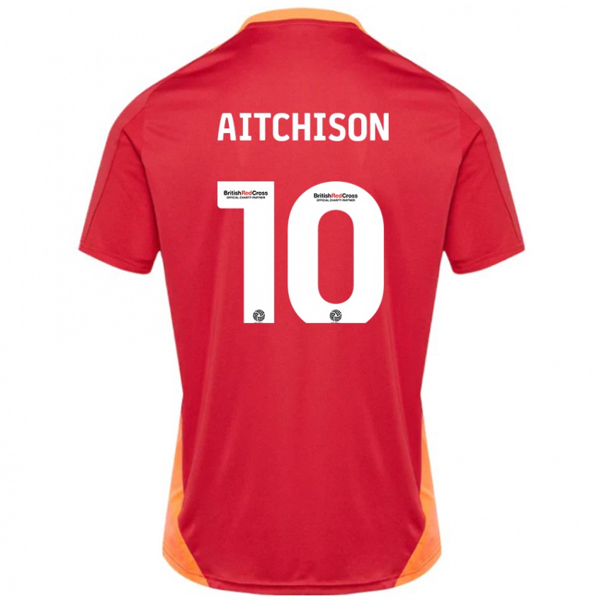 Niño Camiseta Jack Aitchison #10 Azul Blanquecino 2ª Equipación 2024/25 La Camisa México