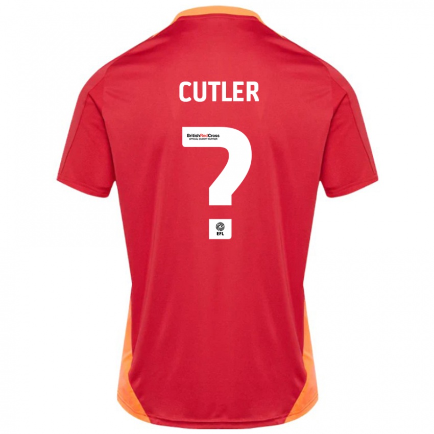 Niño Camiseta Theo Cutler #0 Azul Blanquecino 2ª Equipación 2024/25 La Camisa México