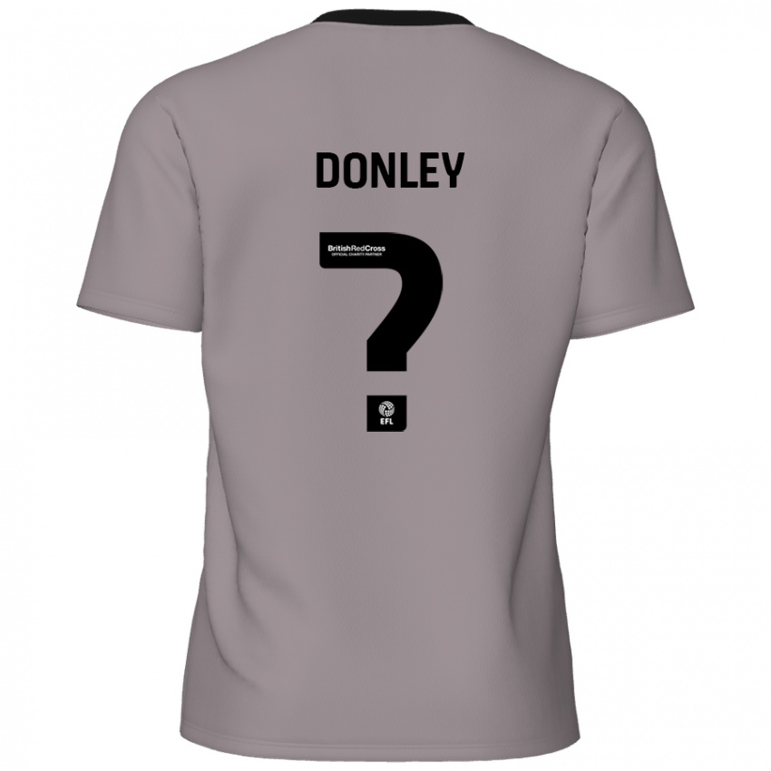 Niño Camiseta Jamie Donley #0 Gris 2ª Equipación 2024/25 La Camisa México